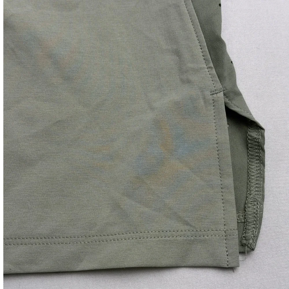 Under Armour Speedpocket Shorts Womens M Green Excellent Running Athletic
